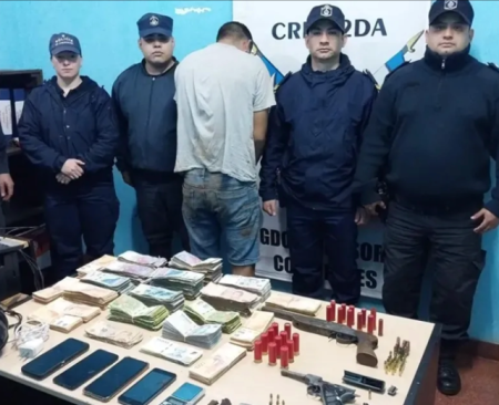 Corrientes: intentó evitar su detención disparando a mansalva contra la Policía